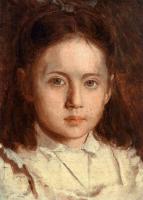 Ivan Nikolaevich Kramskoy - Portrait of Sonya Kramskaya the Artist's Daughter